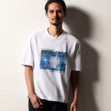 60ブルー | 【RIELABO】グラフィックプリント クルーネックTシャツ | NICOLE
