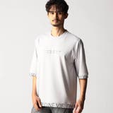 19ライトグレー | スポンジダンボールニット 5分袖プルオーバー | NICOLE