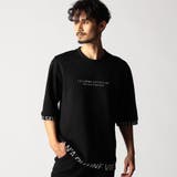 49ブラック | スポンジダンボールニット 5分袖プルオーバー | NICOLE