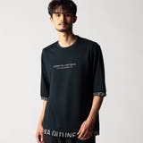 60ブルー | スポンジダンボールニット 5分袖プルオーバー | NICOLE