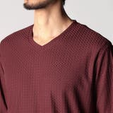 リンクスジャカード Vネックカットソー | NICOLE | 詳細画像8 