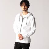 09ホワイト | ジオメトリックジャガードフードパーカー | NICOLE