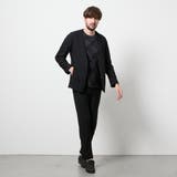 ヘリンボンジャカード ノーカラージャケット | NICOLE | 詳細画像3 