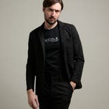 49ブラック | 【HIDEAWAYS BLACK】ブリスタージャカードランダムストライプジャケッ… | NICOLE