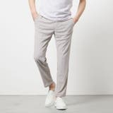 19ライトグレー | ヘリンボンジャカード イージースラックス | NICOLE