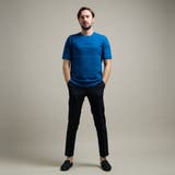 【HIDEAWAYS BLACK】切り替えタックボーダー半袖ニット | NICOLE | 詳細画像5 