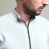 【HIDEAWAYS BLACK】フルジップスタンドニットブルゾン | NICOLE | 詳細画像14 