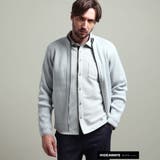 19ライトグレー | 【HIDEAWAYS BLACK】フルジップスタンドニットブルゾン | NICOLE