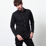 49ブラック | シャリトロメランジジャージー ショートレギュラーシャツ | NICOLE