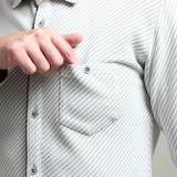 【HIDEAWAYS BLACK】ブライトタックバイヤスレギュラーカラーシャツ | NICOLE | 詳細画像15 