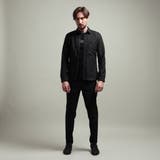 【HIDEAWAYS BLACK】ブライトタックバイヤスレギュラーカラーシャツ | NICOLE | 詳細画像4 