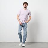 リンクスジャカード Vネック半袖プルオーバー | NICOLE | 詳細画像6 