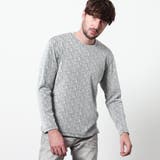 09ホワイト | ランダムストライプジャカードプルオーバー | NICOLE