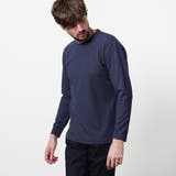 67ネイビー | ランダムストライプジャカードプルオーバー | NICOLE