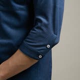 カスレプリント 7分袖スタンドカラーシャツ | NICOLE | 詳細画像13