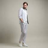 カスレプリント 7分袖スタンドカラーシャツ | NICOLE | 詳細画像2