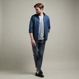 カスレプリント 7分袖スタンドカラーシャツ | NICOLE | 詳細画像3