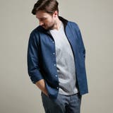 カスレプリント 7分袖スタンドカラーシャツ | NICOLE | 詳細画像5