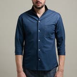 カスレプリント 7分袖スタンドカラーシャツ | NICOLE | 詳細画像6