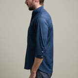 カスレプリント 7分袖スタンドカラーシャツ | NICOLE | 詳細画像7