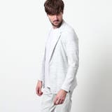 19ライトグレー | ハニカムジャガードラペルジャケット | NICOLE