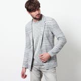 49ブラック | ハニカムジャガードラペルジャケット | NICOLE