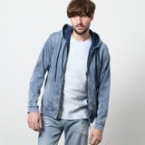 ハイテンションジャージーデニムジップアップパーカー | NICOLE | 詳細画像1 