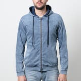 ハイテンションジャージーデニムジップアップパーカー | NICOLE | 詳細画像8 