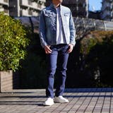 ヨコ黒ストレッチツイル&ストレッチデニムブルゾン | NICOLE | 詳細画像9