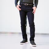 67ネイビー | 迷彩柄ジャカードパンツ | NICOLE