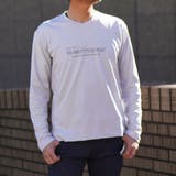19ライトグレー | ロゴプリント長袖Tシャツ | NICOLE