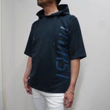 60ブルー | ダンボールニットプリントパーカ | NICOLE