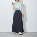 【WALDO】前スリット入りマーメードマキシスカート | NICOLE | 詳細画像12 