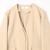 【WALDO】レイヤード風ノーカラージャケット | NICOLE | 詳細画像3 