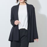 49ブラック | ヘチマカラーダンボールニットジャケット | NICOLE