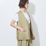 裾スピンドル入りレイヤード風ベスト | NICOLE | 詳細画像5