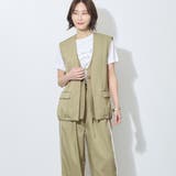 裾スピンドル入りレイヤード風ベスト | NICOLE | 詳細画像7