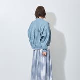 【WALDO】合皮プリーツジップアップブルゾン | NICOLE | 詳細画像13 