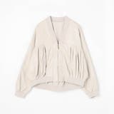 【WALDO】合皮プリーツジップアップブルゾン | NICOLE | 詳細画像14 