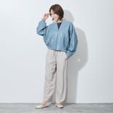 【WALDO】合皮プリーツジップアップブルゾン | NICOLE | 詳細画像7 