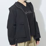 【WALDO】フード付きジップアップ一重ブルゾン | NICOLE | 詳細画像16 