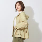 【WALDO】フード付きジップアップ一重ブルゾン | NICOLE | 詳細画像3 