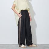 ウエストゴム脇配色切替えワイドパンツ | NICOLE | 詳細画像14
