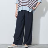 ウエストゴム脇折り返しタック入りワイドパンツ | NICOLE | 詳細画像14