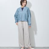 ウエストゴム脇折り返しタック入りワイドパンツ | NICOLE | 詳細画像5