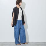 【WALDO】ウエストゴムカーゴデニムワイドパンツ | NICOLE | 詳細画像10 