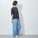 【WALDO】ウエストゴムカーゴデニムワイドパンツ | NICOLE | 詳細画像12 