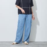 【WALDO】ウエストゴムカーゴデニムワイドパンツ | NICOLE | 詳細画像13 