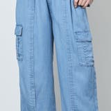 【WALDO】ウエストゴムカーゴデニムワイドパンツ | NICOLE | 詳細画像16 