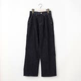 【WALDO】センタープレス入り2タックデニムワイドパンツ | NICOLE | 詳細画像12 